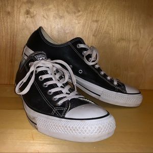 low top leather converse